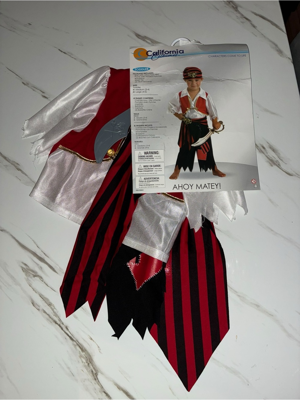 "Ahoy Matey!" Toddler Costume